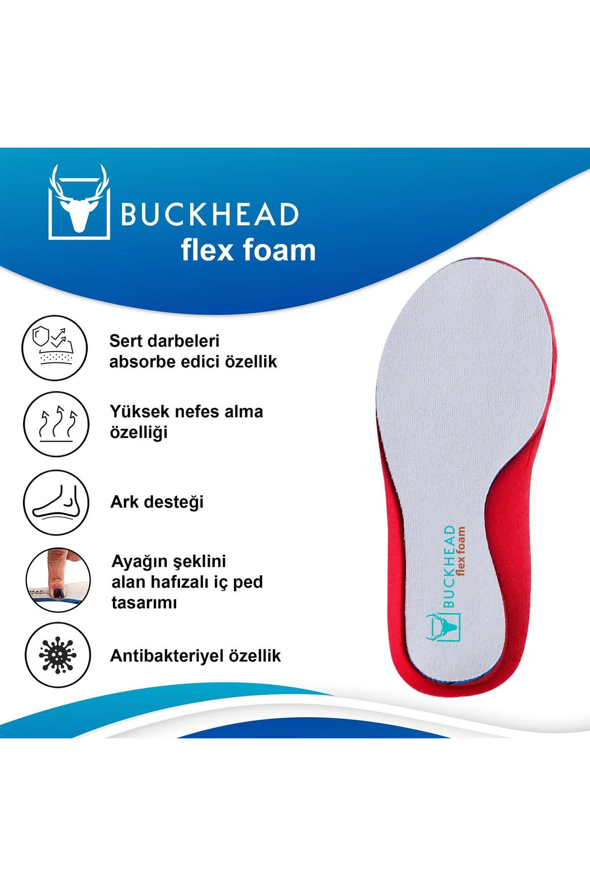 Buckhead Berry Kız Çocuk Işıklı Cırtlı Spor Ayakkabı - Görsel 7